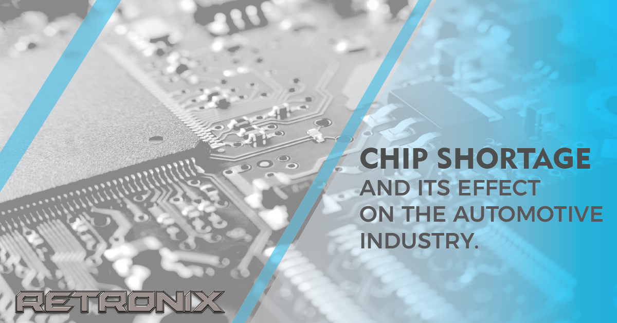 Chip shortage crisis – demand is high, supply is tight.