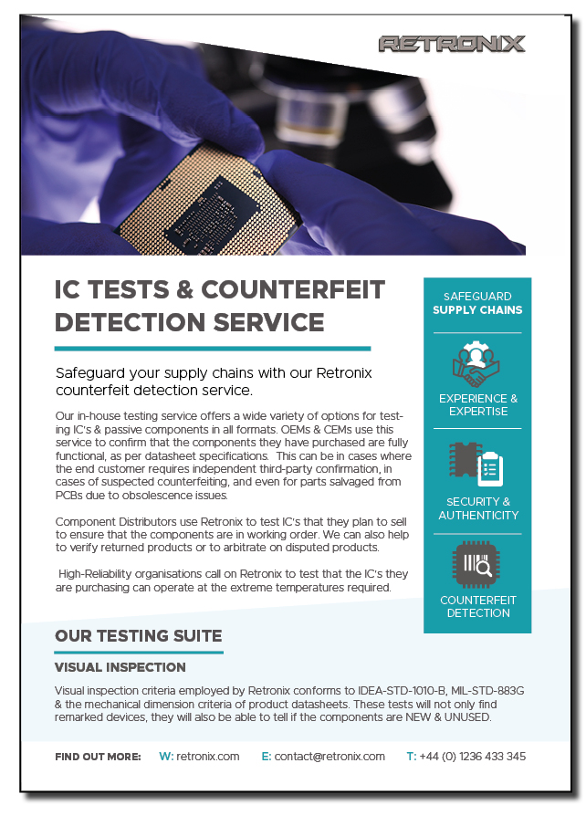 IC Testing Brochure Download