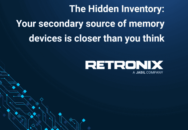 The hidden inventory: the secondary source of memory device is closer than you think.